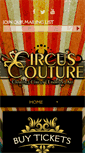 Mobile Screenshot of circus-couture.com