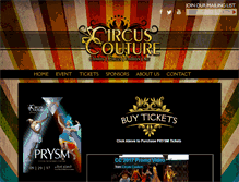 Tablet Screenshot of circus-couture.com